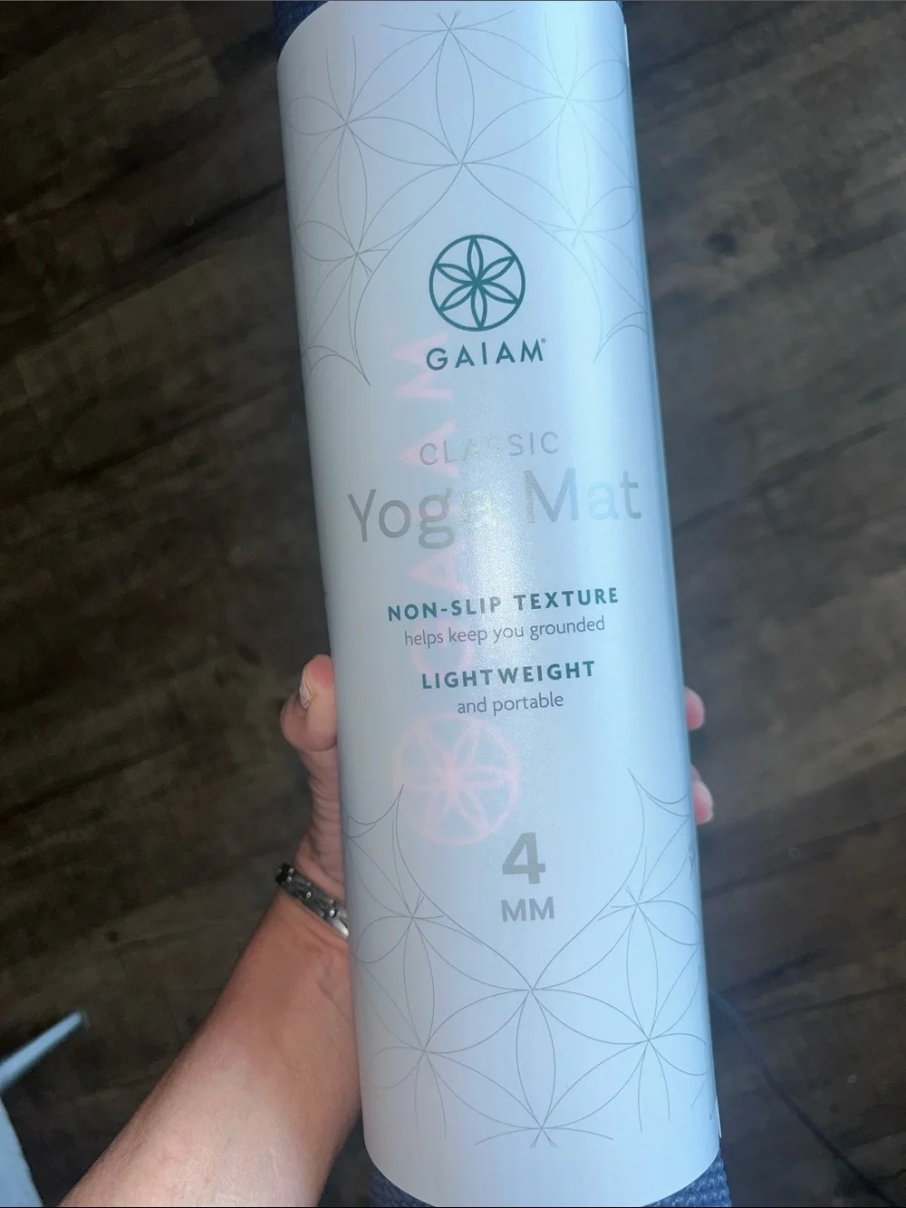 GAIAM Yoga Mat - Blue BNWT 4MM LIGHTWEIGHT